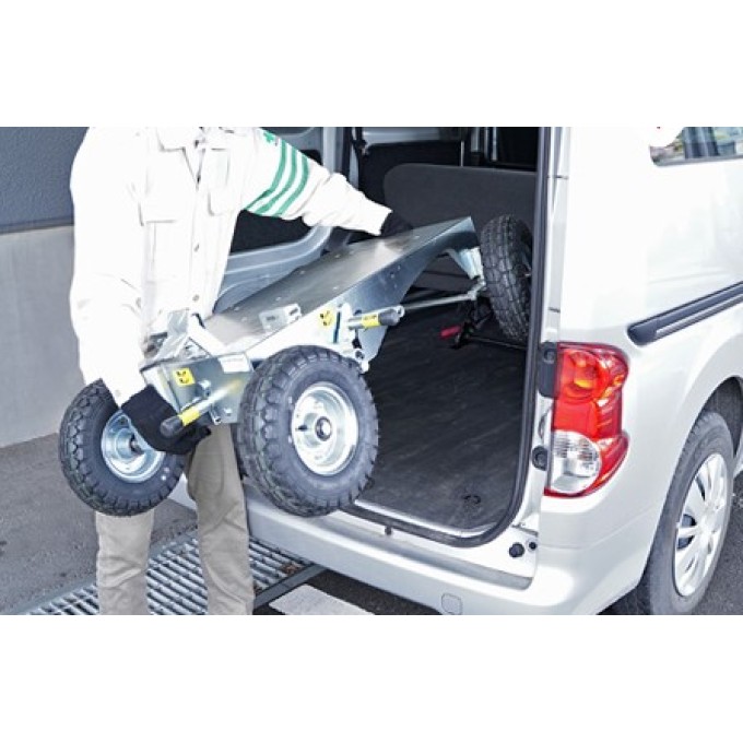 Balon mobil de iluminare constructii 800W - 110.000 lumeni – 3,2 m inaltime - cu carucior